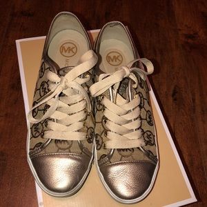 Michael Kors Gold Shoes US Size 7